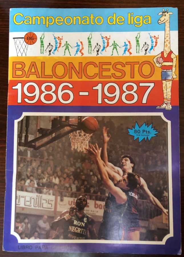 Album Baloncesto 1986 1987 Merchante CONVERSE Basketball