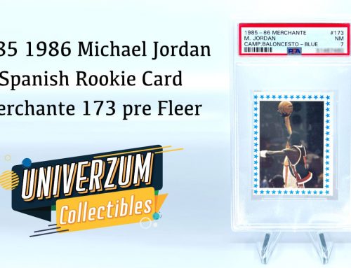1985 1986 Michael Jordan Spanish Rookie Card Merchante 173 pre Fleer